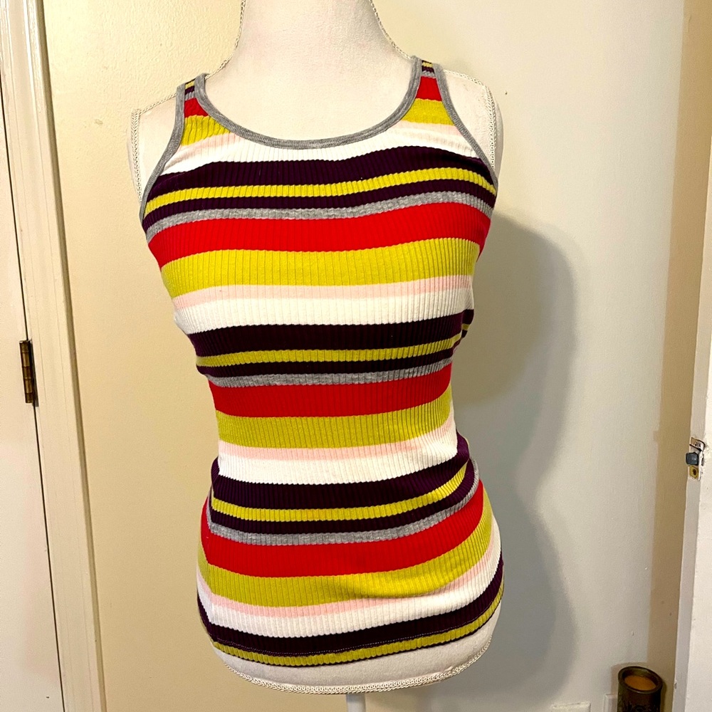 Free People Striped tank top